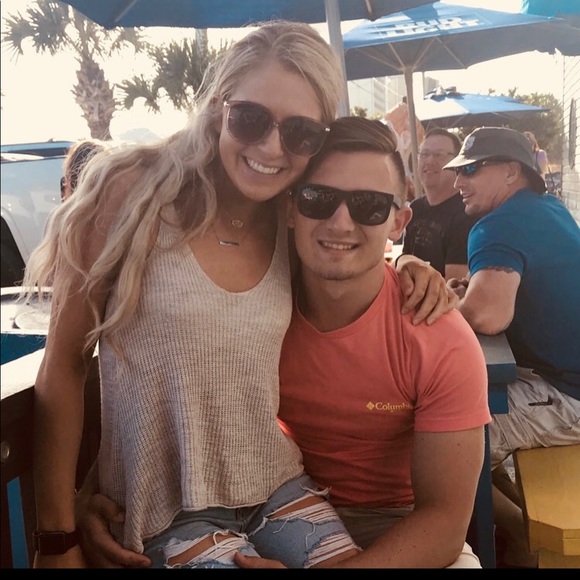 GUC American Eagle Oatmeal Knit Tank (Adult Extra Small) - Picture 4 of 4